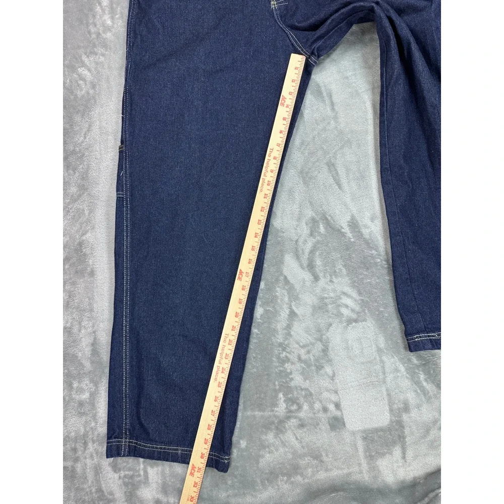 Willie‎ Esco Duns Vintage 90s Baggy Carpenter Jeans Dark Wash Indigo Mens 36x31